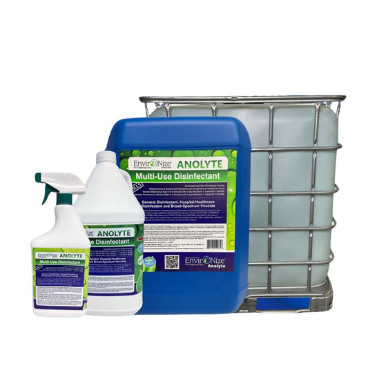 EnviroNize Anolyte (Hypochlorous) - Disinfect & Fog Multi-use Disinfectant - pi Veterinary Consultants